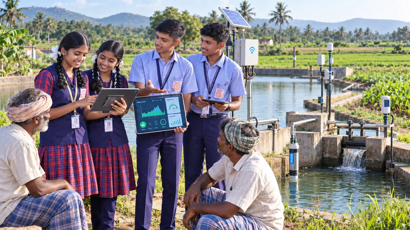 Smart Water Monitor project concept