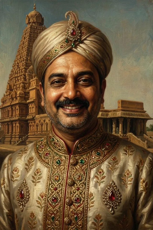 Royal Heritage AI Photobooth theme portrait